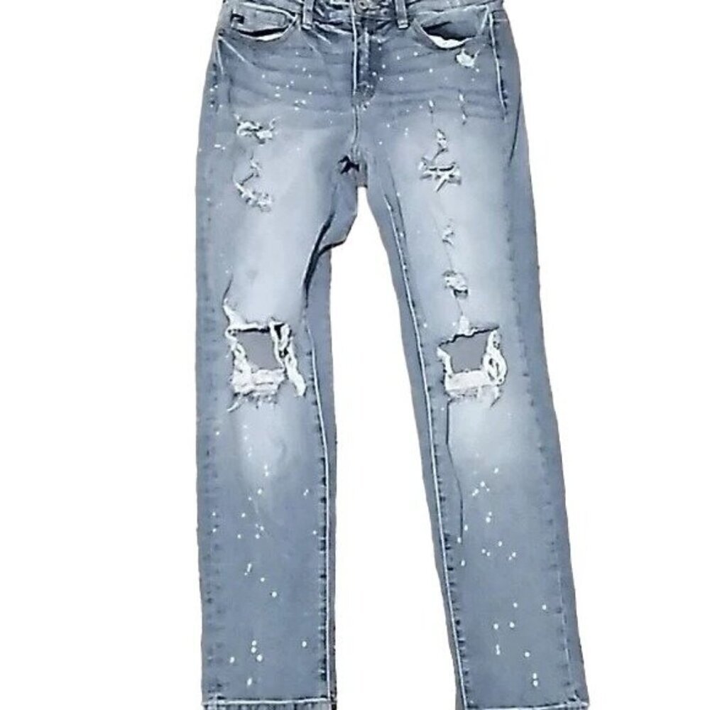 KanCan Shelly Distressed High Waist Jeans - Picture 6 of 8